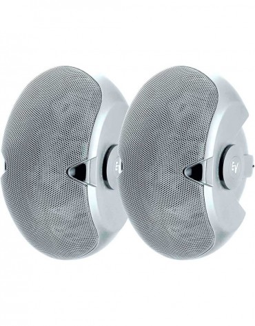 Electro-Voice EVID 6.2, Dual 6-inch two-way surface-mount loudspeaker pair white