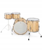 Pearl Masters Maple Gum MMG904XP/C186, 4-Piece Shell Set, Hand Rubbed Natural Maple