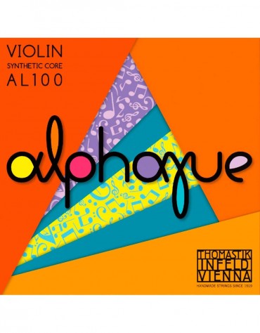 Thomastik 633.485, AL100, A medium set, Infeld Violin Strings