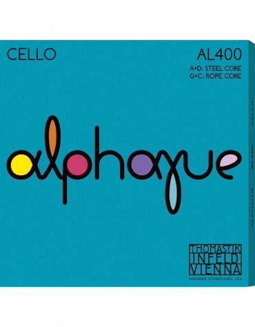 Thomastik 640.850, AL400 Alphayue Cello Strings Set 3/4