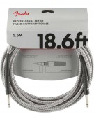 ender 18.6ft Professional Series Instrument Cable, White Tweed
