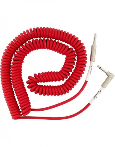 Fender 30ft Original Series Coil Cable, Fiesta Red