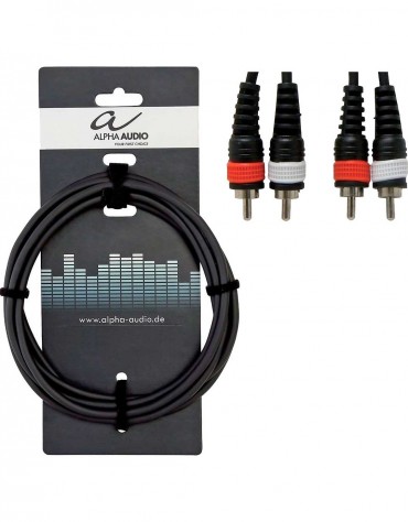 Alpha Audio 190.190, 1.5m Basic Line Twin Cable