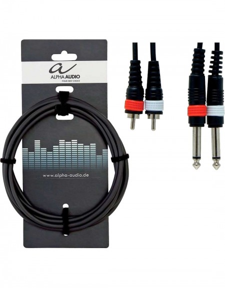 Alpha Audio 190.210, 1.5m Basic Line Twin Cable