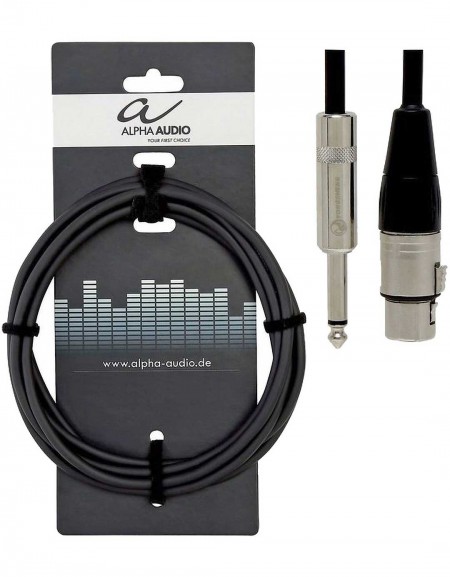 Alpha Audio 190.570, 1.5m Pro Line Microphone Cable