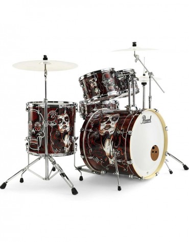 Pearl EXA725S/C715, 5-Piece Drum Set with Hardware, Artisan Catrina's Cry Ltd Edition