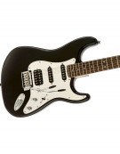 Squier Special Edition Black and Chrome Standard Stratocaster® HSS, Indian Laurel Fingerboard, Black
