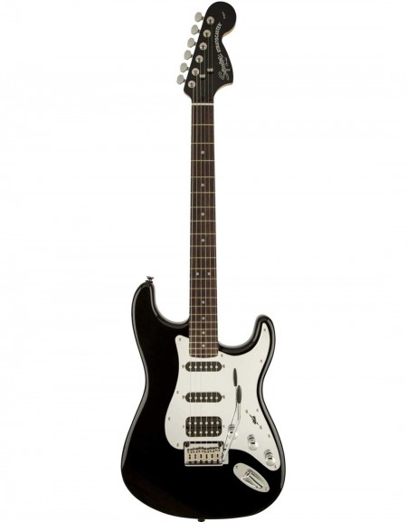 Squier Special Edition Black and Chrome Standard Stratocaster® HSS, Rosewood Fingerboard, Black