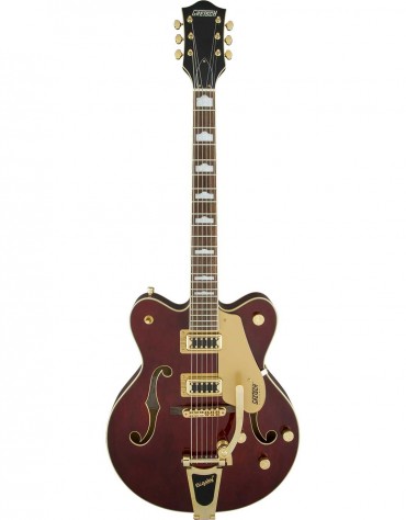 Gretsch G5422TG Electromatic® Hollow Body Double-Cut with Bigsby® and Gold Hardware, Walnut Stain