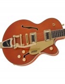 Gretsch G5655TG ELECTROMATIC® CENTER BLOCK JR. SINGLE-CUT WITH BIGSBY® AND GOLD HARDWARE, LAUREL FINGERBOARD, ORANGE STAIN