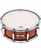 Pearl MCT1455S/C840 Masters Maple Complete 14 x 5.5 inch snare drum, Almond Red Stripe