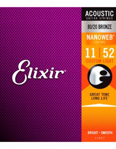 Elixir 11027, Nanoweb Custom Light (11-52)