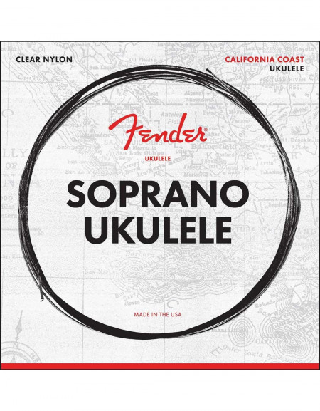 Fender California Coast Soprano Ukulele Strings