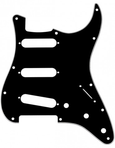 Fender 11-Hole Modern-Style Stratocaster® S/S/S Pickguard, Black