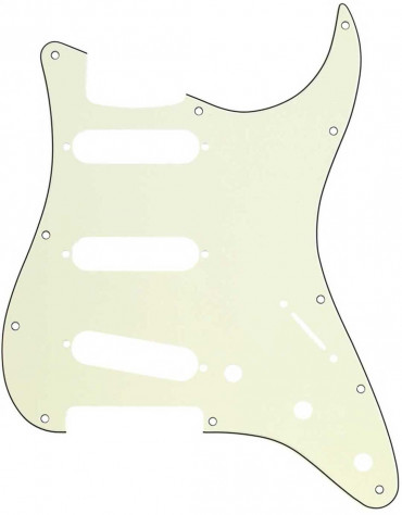Fender 11-Hole Modern-Style Stratocaster® S/S/S Pickguard, Mint Green