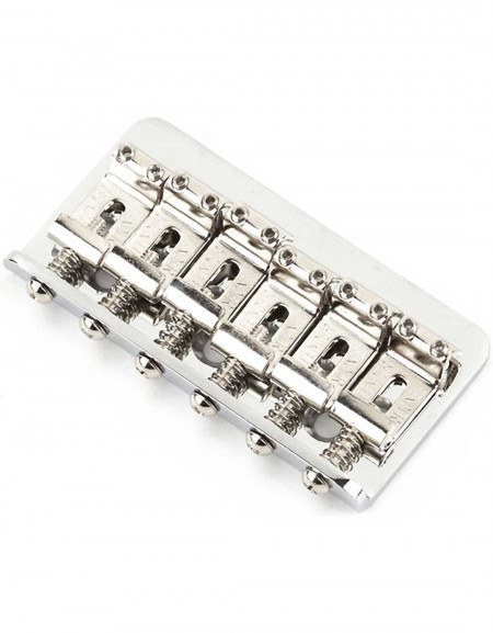 Fender 6-Saddle Hardtail Classic/Standard Series Bridge Assembly (Chrome)