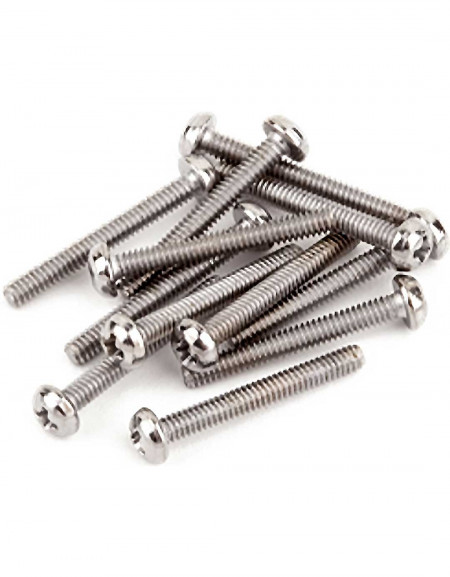 Fender Humbucking Pickup Mounting Screws, Machine 3-48 x 13/16" Philips (12)