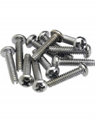 Fender Pickup and Selector Switch Mounting Screws (12) (Chrome)