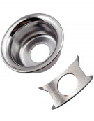 Squier Telecaster Chrome Input Jack Cup With Body Retainer