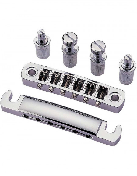 Gewa 547.784, Electric Guitar Bridge and String Holder Complete