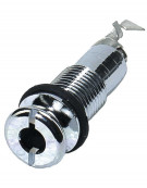 Gewa 943.185, Partsland Output Socket Endpin-Jack, Chrome Plated