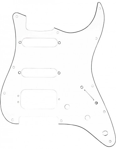 Fender 11-Hole Stratocaster® H/S/S Pickguards (3-Screw Humbucking Pickup Mount)