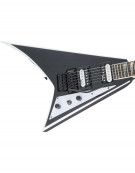 Jackson JS SERIES RHOADS JS32, AMARANTH FINGERBOARD, BLACK WITH WHITE BEVELS