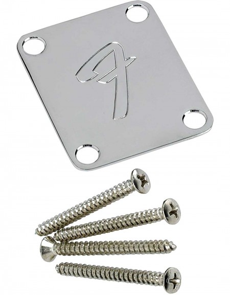 Fender 4-Bolt' 70s Vintage Style F Logo Neck Plate