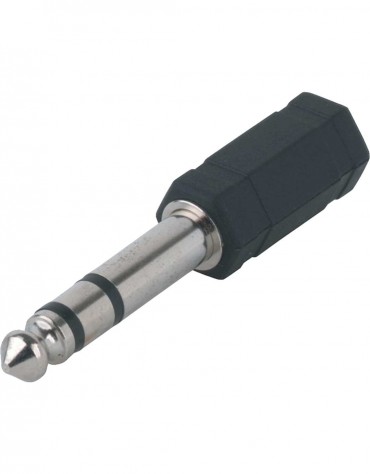 Gewa 191.604, 3.5 mm stereo jack plug socket - 6.3 mm stereo jack plug