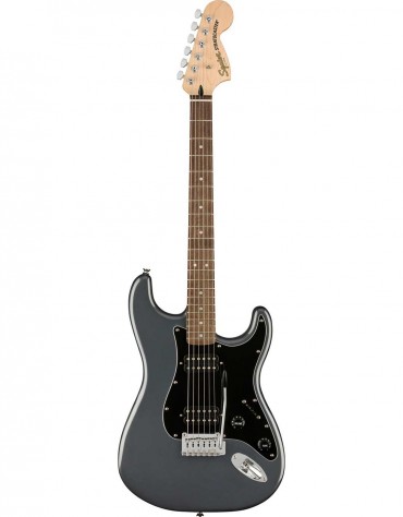 Squier Affinity Series™ Stratocaster® HH, Indian Laurel Fingerboard, Charcoal Frost Metallic