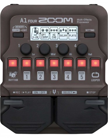 Zoom A1 FOUR, Acoustic Instruments Multi-Effects Pedal