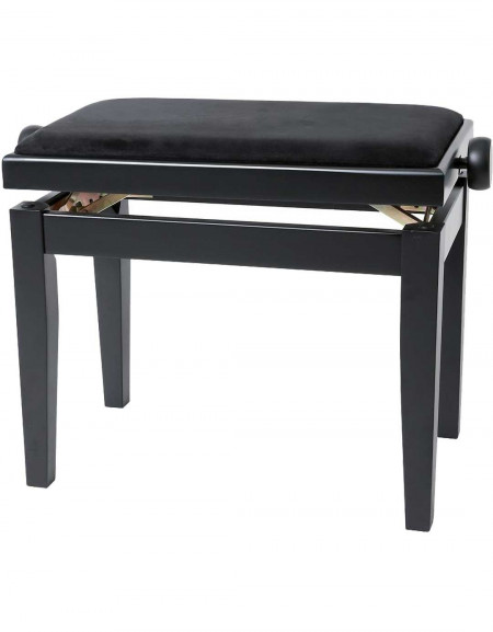 Gewa 130.000 PIANO BENCH DELUXE BLACK MATT
