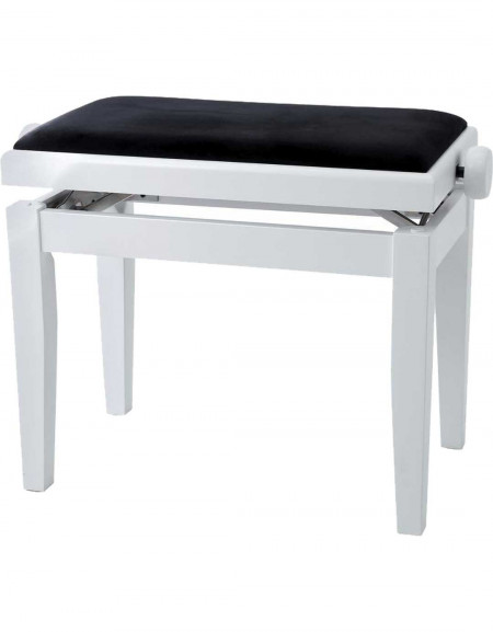Gewa 130.020 PIANO BENCH DELUXE WHITE MATT