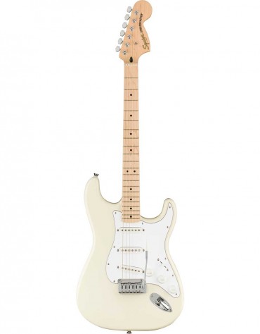 Squier Affinity Series™ Stratocaster®, Maple Fingerboard, Olympic White