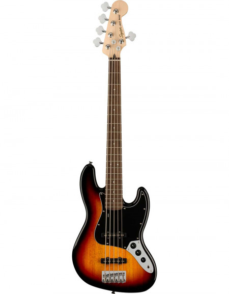 Squier Affinity Series™ Jazz Bass® V, Indian Laurel Fingerboard, 3-Color Sunburst
