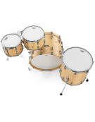Pearl Masters Maple Gum MMG924XSP/C186, 4-Piece Shell Set, Hand Rubbed Natural Maple