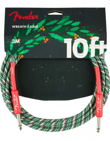 Fender 10ft Wreath Holiday Cable, 10'