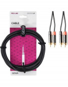 Gewa 190.795, 3m TWIN CABLE PRO LINE