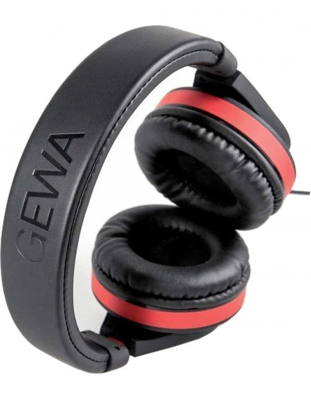 Gewa 170.955 Headphones HP Six, Black / Red
