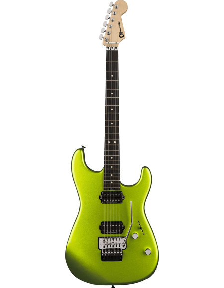 Charvel PRO-MOD SAN DIMAS® STYLE 1 HH FR E, EBONY FINGERBOARD, LIME GREEN METALLIC