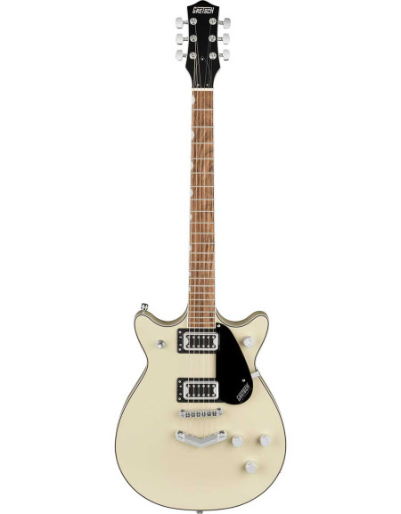 Gretsch G5222 Electromatic® Double Jet™ BT with V-Stoptail, Laurel Fingerboard, Vintage White