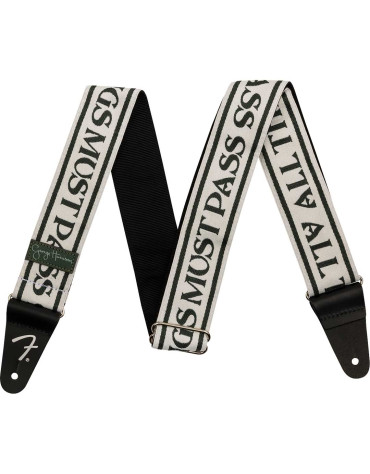 Fender George Harrison All Things Must Pass Logo Strap, White