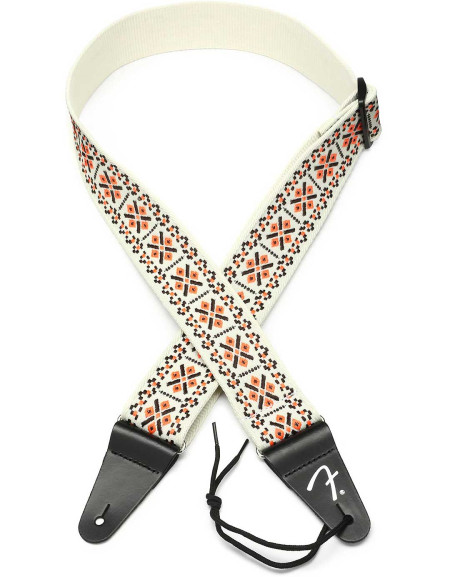Fender Pasadena Woven Strap, Lattice Orange