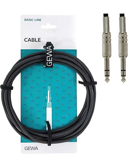 Gewa 190.030 6m Instrument cable stereo Basic Line