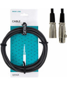 Gewa 190.040, 3m MICROPHONE CABLE BASIC LINE