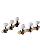 Ortega OTM-FAMILYNT, FAMILY SERIES GUITAR TUNING MACHINES CHROME/WHITE