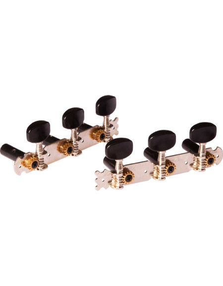 Ortega OTM-STUDENT, STUDENT SERIES GUITAR TUNING MACHINES CHROME/BLACK