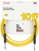 Fender Tom DeLonge To The Stars Instrument Cable, Graffiti Yellow