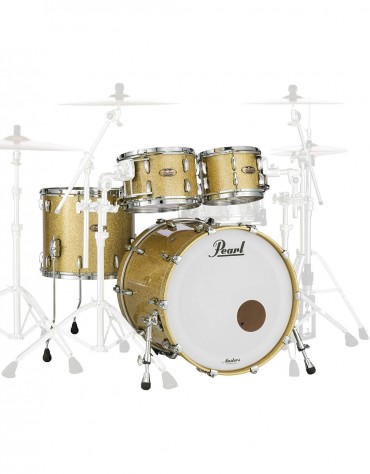 Pearl Masters Maple Reserve MRV924XEP/C347, 4-Piece Shell Set, Bombay Gold Sparkle