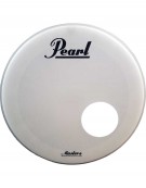 Pearl AUC-1120-P3-PL, 20" Remo Powerstroke 3 Coated Bass Drum Logo Head w/Hole
